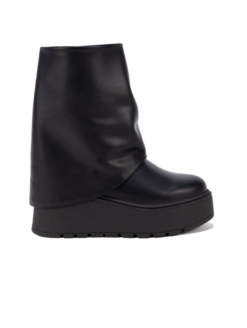 Bottines à revers plié